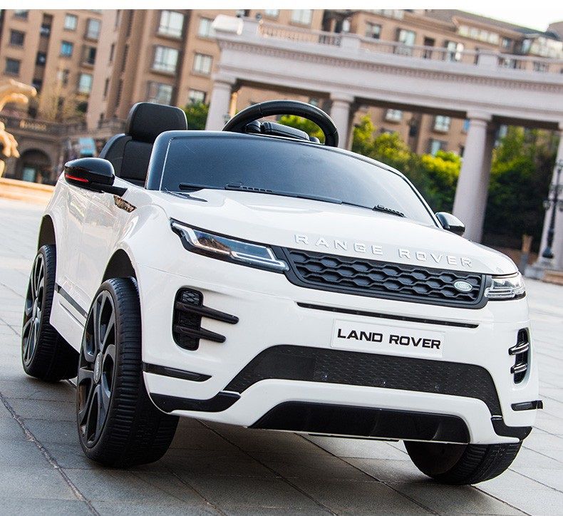 Xe ô tô điện trẻ em Land Rover màu trắng