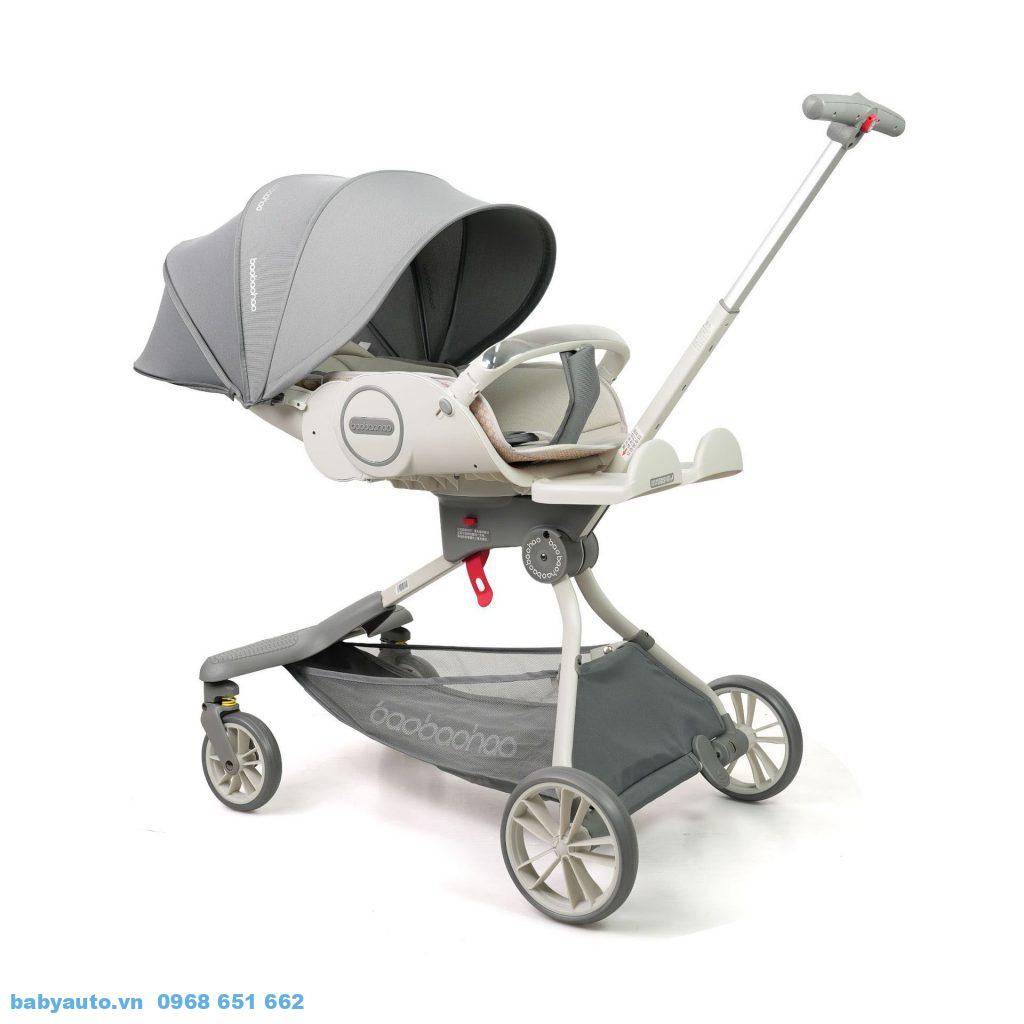 Xe đẩy Baobaohao V9 sang trọng, tiện dụng dành cho mẹ và bé