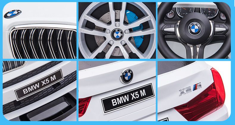 Các chi tiết xe BMW X5M 6661R thiết kế tinh tế, tỉ mỉ từng chi tiết, tạo nên 1 sản phẩm chất lượng cho bé