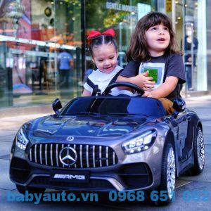 Xe ô tô điện trẻ em Mercedess MH 2588 Màu xám