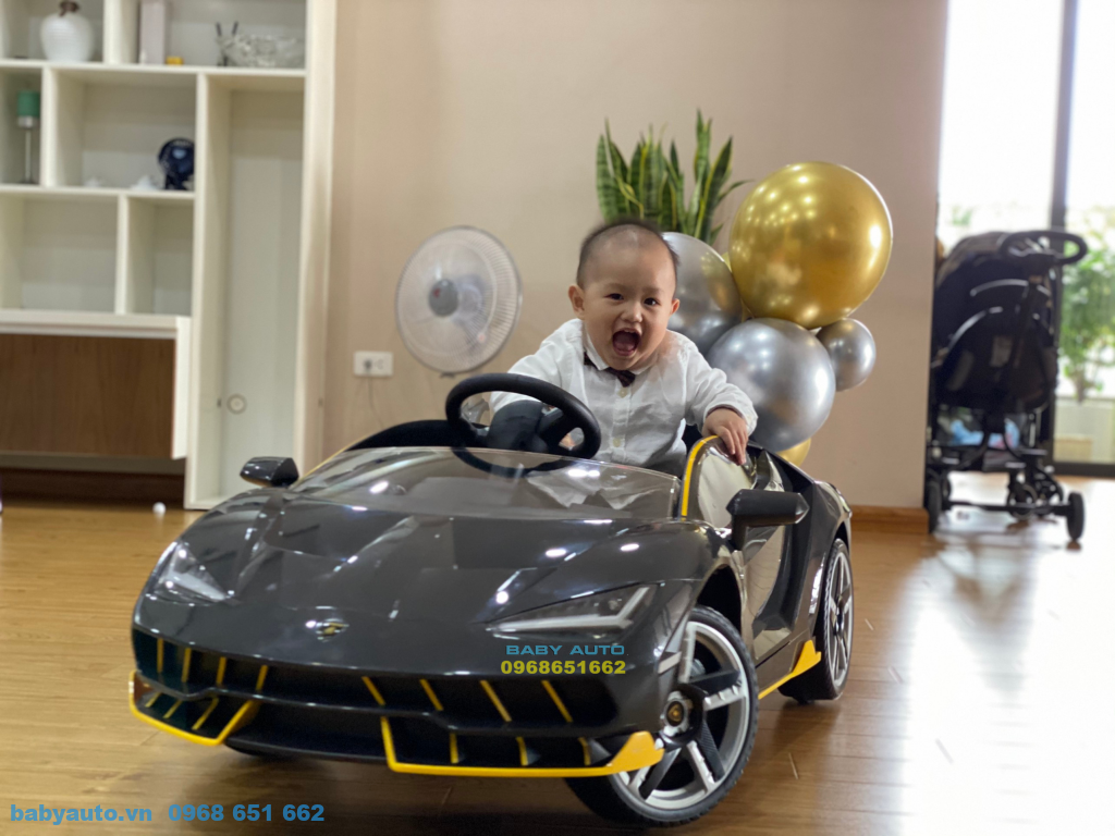 Xe ô tô điện trẻ em Lamborghini Centenario 6726R siêu xe cao cấp 