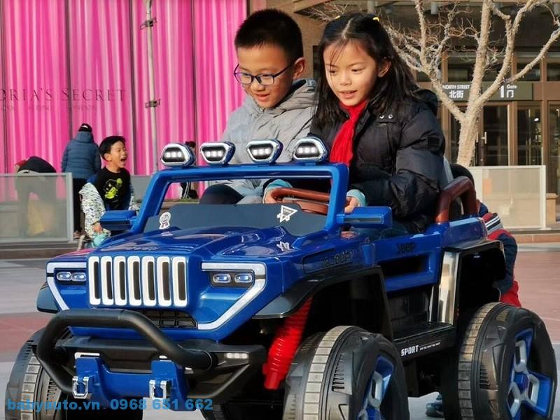 Xe ô tô điện trẻ em cực kỳ an toàn để các bé vui chơi