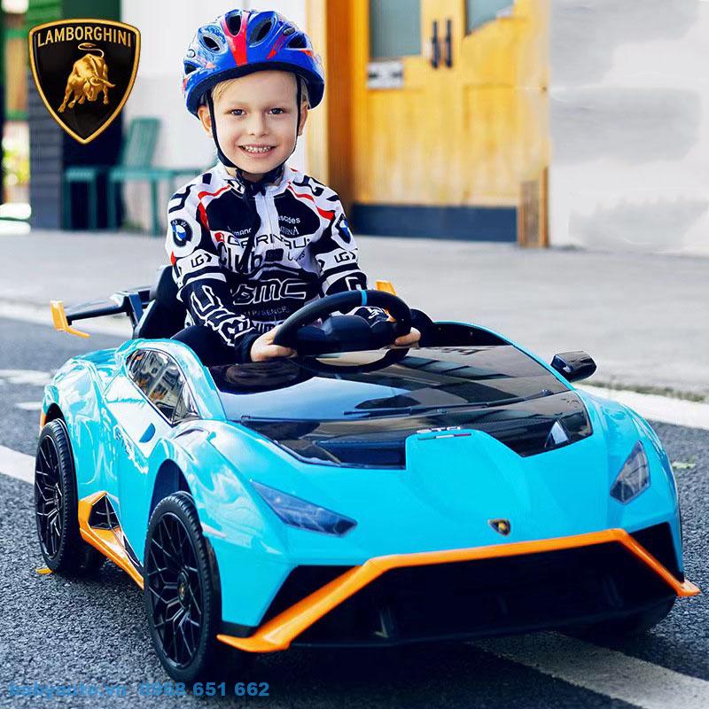 Xe ô tô điện trẻ em Lamborghini Huracan STo SMT 555 Xe ô tô điện trẻ em Lamborghini Huracan STo SMT 555