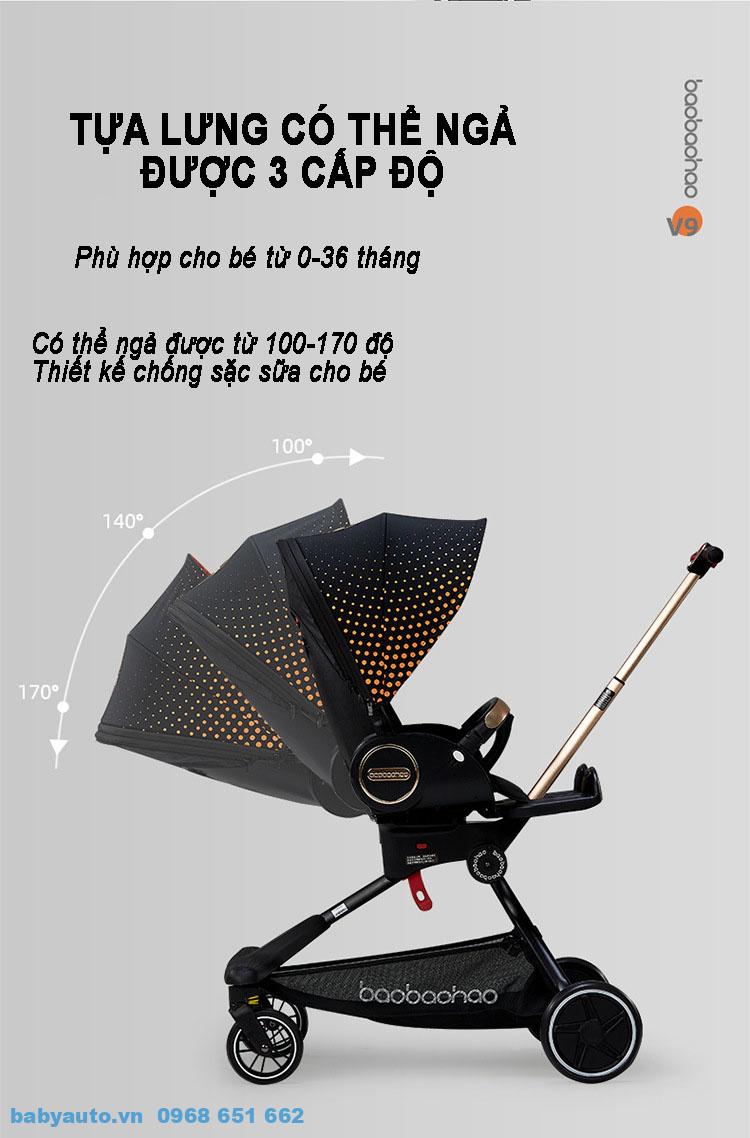 Tựa lưng ngả 3 cấp độ