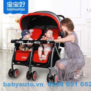 XE ĐẨY ĐÔI BAOBAOHAO 703A CHO BÉ TỪ 0-36 THÁNG
