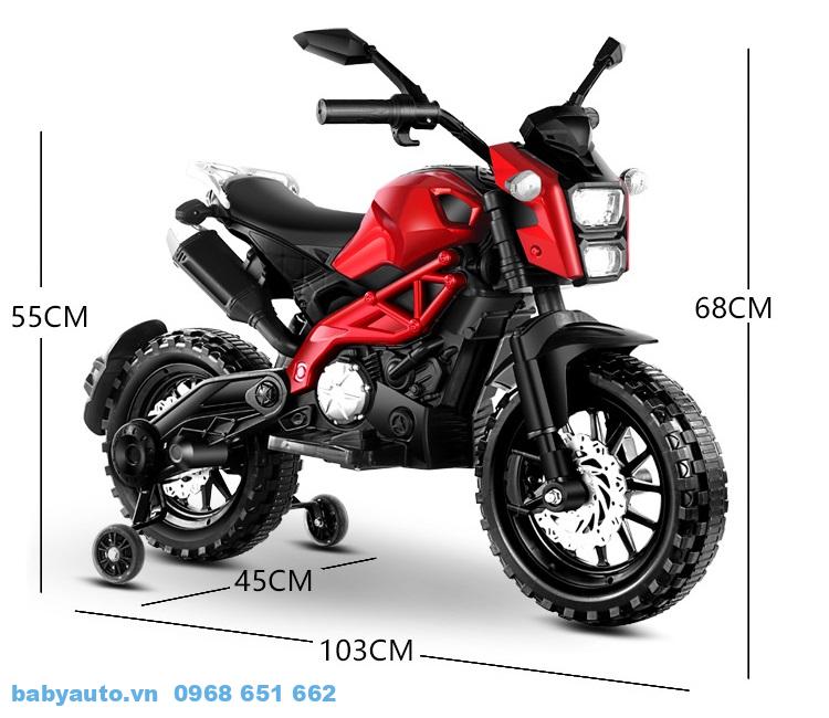 Xe máy điện, xe mô tô điện trẻ em DLS 01 (6)