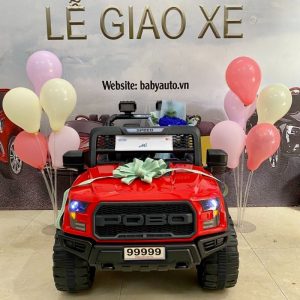 Xe ô tô điện trẻ em 21M màu đỏ