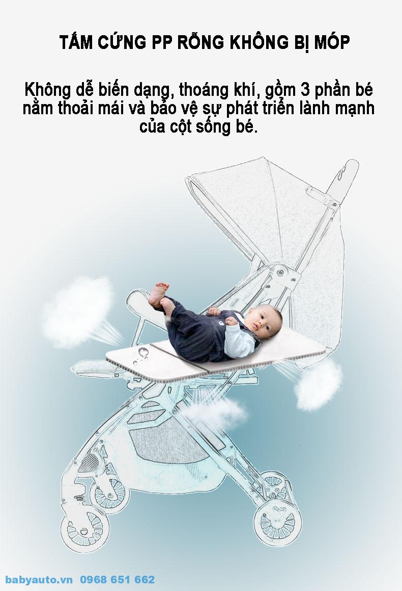 Tấm nhựa nằm xe đẩy Baobaohao S2-08