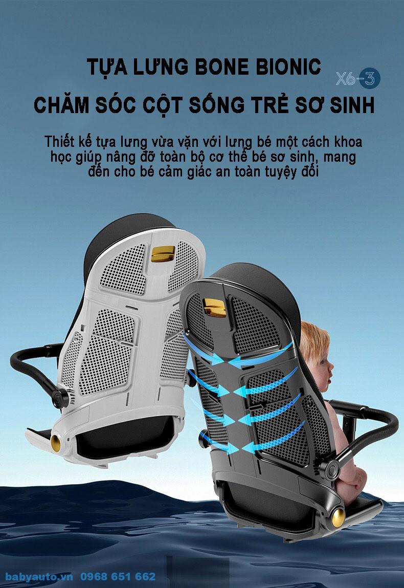 Tựa lưng thiết kế vừa lưng bé