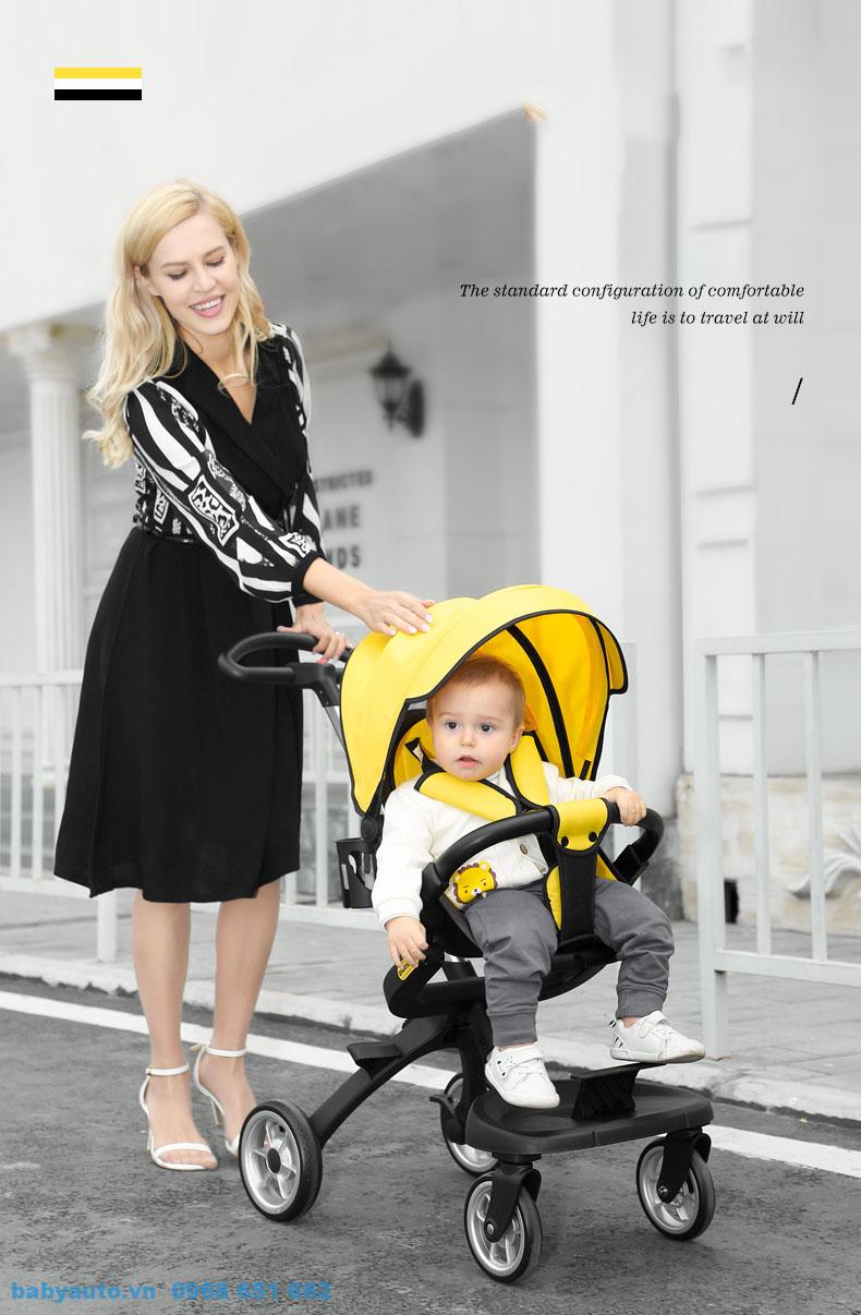Xe đẩy du lịch gấp gọn cho bé QT1